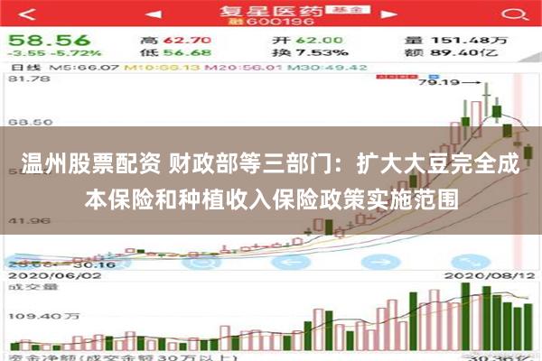 温州股票配资 财政部等三部门：扩大大豆完全成本保险和种植收入